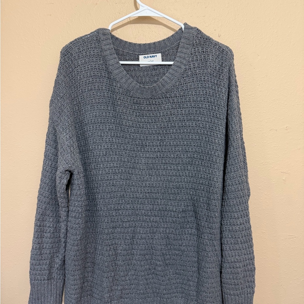 Old Navy Charcoal Women's Crew Neck Sweater